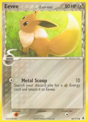 Eevee δ (DS 68) EX Delta Species
