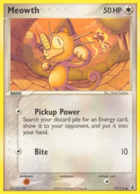 Meowth (DS 77) EX Delta Species