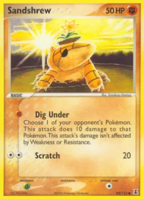 Sandshrew (DS 82) EX Delta Species