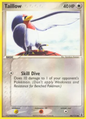 Taillow (DS 86) EX Delta Species