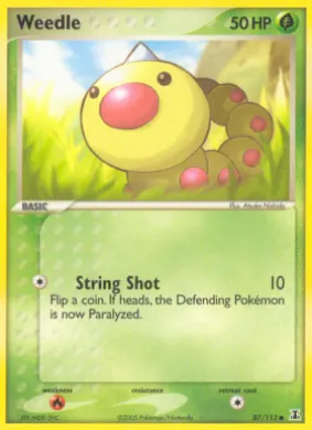 Weedle (DS 87) EX Delta Species