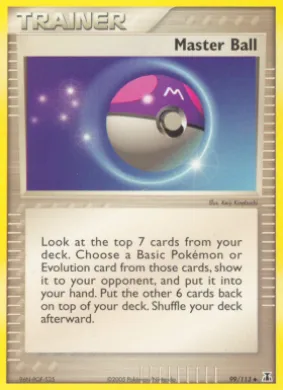 Master Ball (DS 99) EX Delta Species