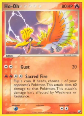 Ho-Oh (UF 27) EX Unseen Forces