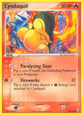 Cyndaquil (UF 54) EX Unseen Forces