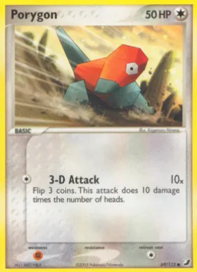 Porygon (UF 69) EX Unseen Forces