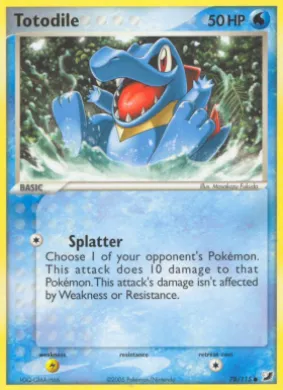 Totodile (UF 78) EX Unseen Forces
