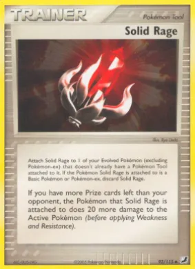 Solid Rage (UF 92) EX Unseen Forces