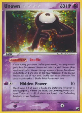 Unown (UF F) EX Unseen Forces