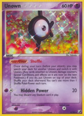 Unown (UF K) EX Unseen Forces