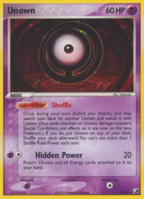 Unown (UF O) EX Unseen Forces