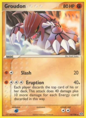 Groudon (EM 14) EX Emerald