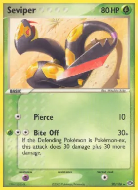 Seviper (EM 20) EX Emerald