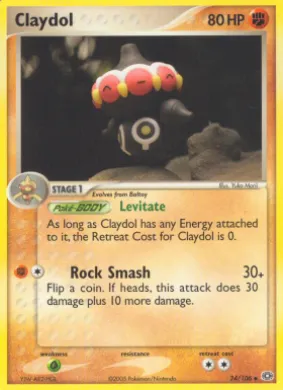 Claydol (EM 24) EX Emerald