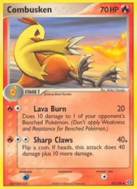 Combusken (EM 25) EX Emerald