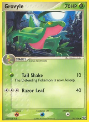 Grovyle (EM 28) EX Emerald