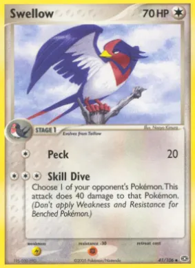 Swellow (EM 41) EX Emerald