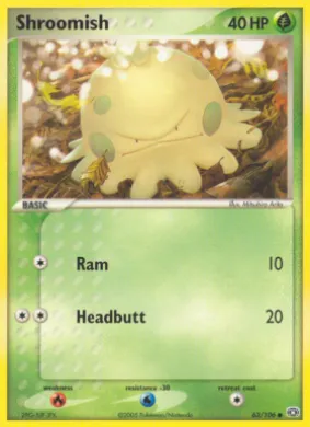Shroomish (EM 63) EX Emerald