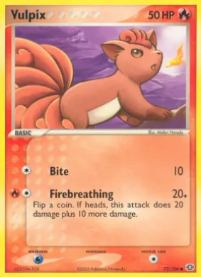 Vulpix (EM 72) EX Emerald