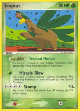 Tropius (DX 27) EX Deoxys