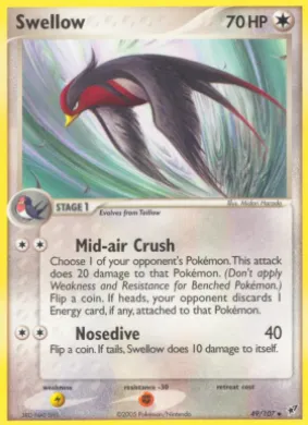 Swellow (DX 49) EX Deoxys