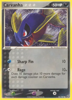 Carvanha (DX 56) EX Deoxys