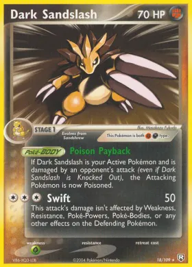 Dark Sandslash (TRR 18) EX Team Rocket Returns