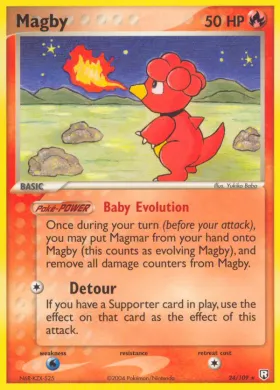 Magby (TRR 24) EX Team Rocket Returns