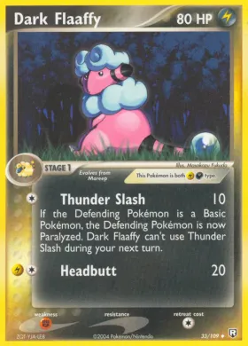 Dark Flaaffy (TRR 33) EX Team Rocket Returns