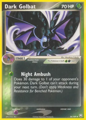 Dark Golbat (TRR 34) EX Team Rocket Returns