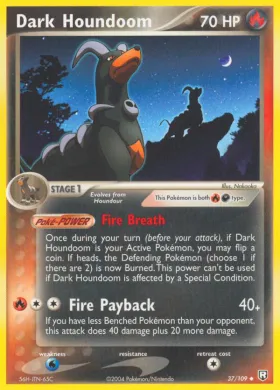 Dark Houndoom (TRR 37) EX Team Rocket Returns