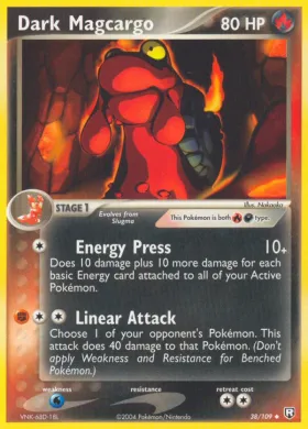 Dark Magcargo (TRR 38) EX Team Rocket Returns