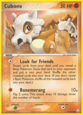 Cubone (TRR 51) EX Team Rocket Returns