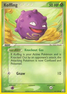 Koffing (TRR 61) EX Team Rocket Returns