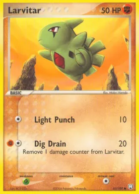 Larvitar (TRR 63) EX Team Rocket Returns