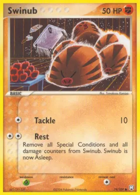 Swinub (TRR 79) EX Team Rocket Returns