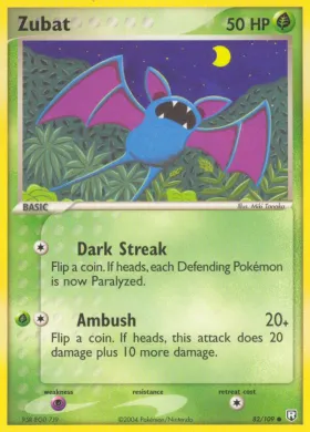 Zubat (TRR 82) EX Team Rocket Returns
