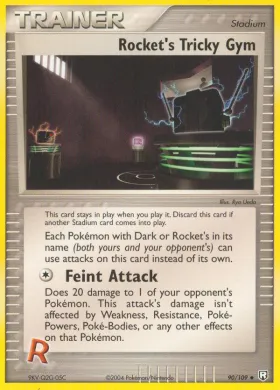 Rocket's Tricky Gym (TRR 90) EX Team Rocket Returns
