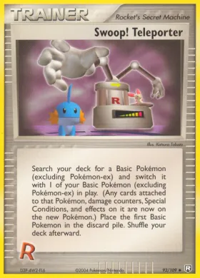 Swoop! Teleporter (TRR 92) EX Team Rocket Returns
