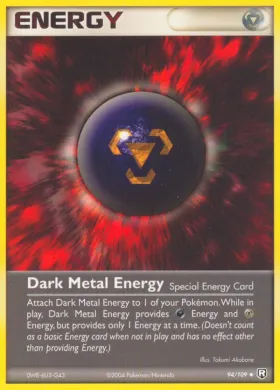 Dark Metal Energy (TRR 94) EX Team Rocket Returns