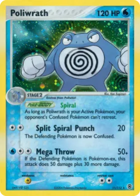 Poliwrath (RG 11) EX FireRed & LeafGreen