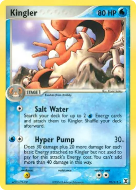 Kingler (RG 26) EX FireRed & LeafGreen