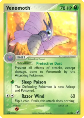 Venomoth (RG 49) EX FireRed & LeafGreen