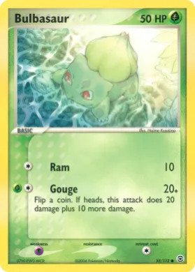Bulbasaur (RG 55) EX FireRed & LeafGreen