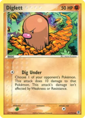 Diglett (RG 61) EX FireRed & LeafGreen