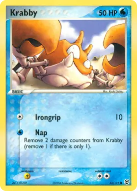 Krabby (RG 66) EX FireRed & LeafGreen