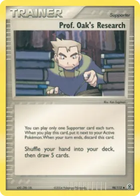 Prof. Oak's Research (RG 98) EX FireRed & LeafGreen