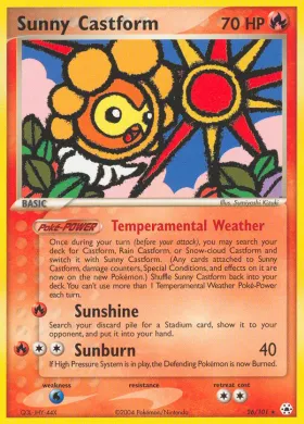 Sunny Castform (HL 26) EX Hidden Legends