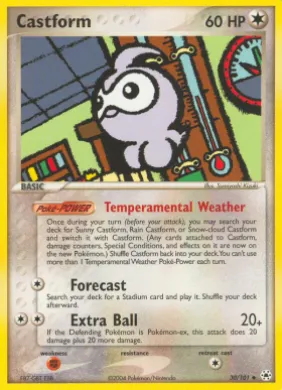 Castform (HL 30) EX Hidden Legends