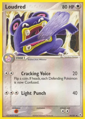 Loudred (HL 39) EX Hidden Legends