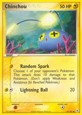 Chinchou (HL 57) EX Hidden Legends
